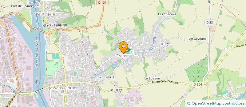 localisation de l'entreprise LE STUDIO D'EMILIE à FRANS