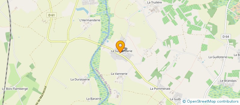 localisation de l'entreprise LE STUDIO D'LOULOU  SAINT-MARS-DE-COUTAIS