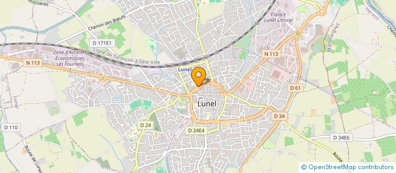 localisation de l'entreprise LE STUDIO DE PAULINE à LUNEL
