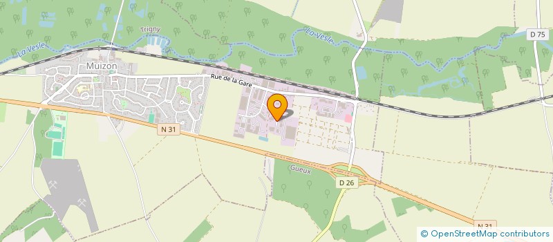 localisation de l'entreprise LE STUDIO DES COTEAUX à MUIZON