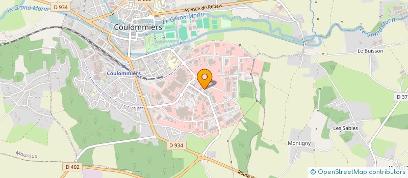 localisation de l'entreprise LE STUDIO DES PETITS ATHLETES  COULOMMIERS