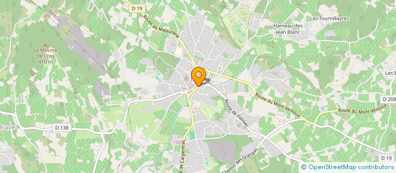 localisation de l'entreprise LE STUDIO DU VENTOUX  BEDOIN