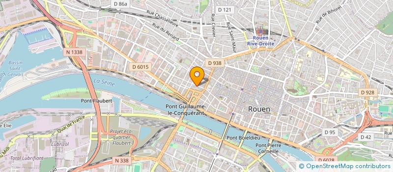 localisation de l'entreprise LE STUDIO ENTREPRISE à ROUEN