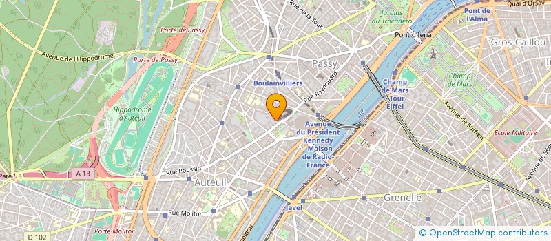 localisation de l'entreprise LE STUDIO ETOILE à PARIS