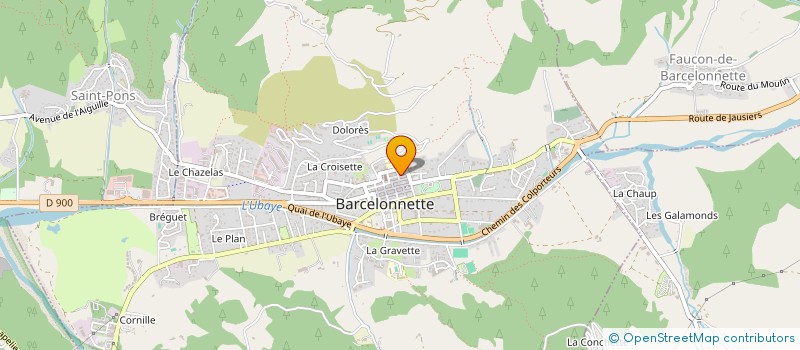 localisation de l'entreprise LE STUDIO EVENT  BARCELONNETTE