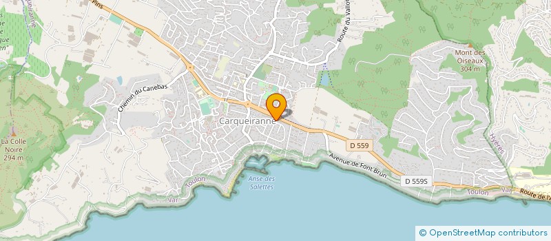 localisation de l'entreprise LE STUDIO FLASH à CARQUEIRANNE