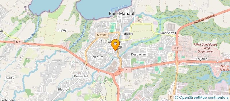 localisation de l'entreprise LE STUDIO MER à BAIE MAHAULT