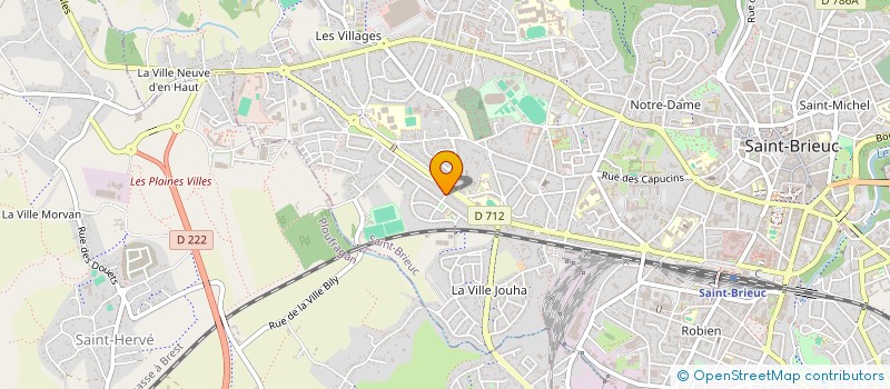 localisation de l'entreprise LE STUDIO MUSE à SAINT-BRIEUC