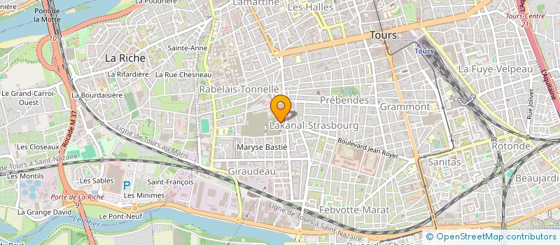 localisation de l'entreprise LE STUDIO SPORT  TOURS