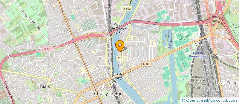 localisation de l'entreprise LE STUDIO YAANDA  CHOISY-LE-ROI