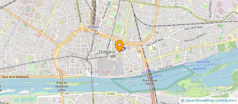 localisation de l'entreprise LE STUDIUM CTRE INT RECHERCHE ACCUEIL...  ORLEANS