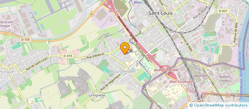 localisation de l'entreprise LE STYLE  SAINT-LOUIS