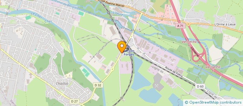 localisation de l'entreprise LE STYLE COFFE TIME  VIERZON