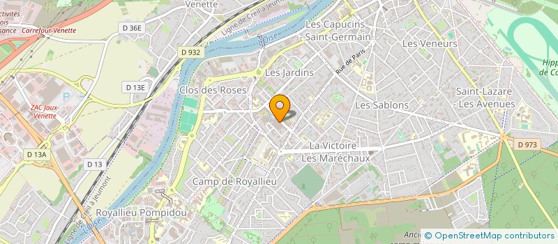 localisation de l'entreprise LE STYLE LIBRE  COMPIEGNE