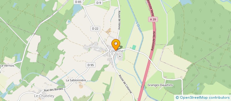 localisation de l'entreprise LE STYLO DU POETE  COLONNE