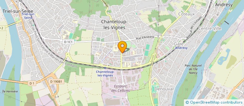 localisation de l'entreprise LE SUCCULENT à CHANTELOUP-LES-VIGNES