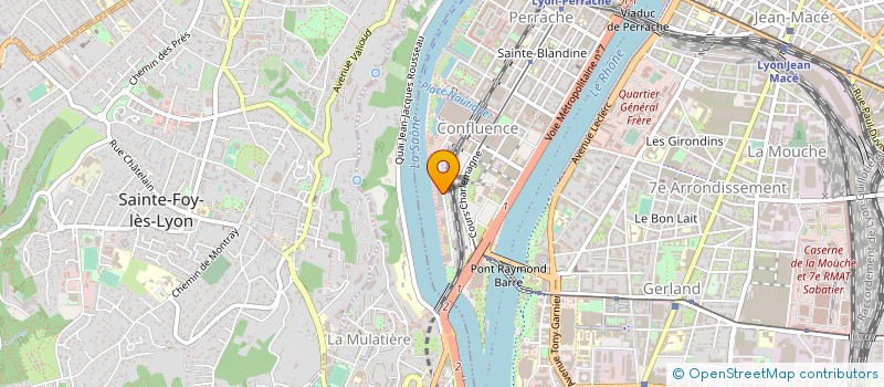 localisation de l'entreprise LE SUCRE à LYON