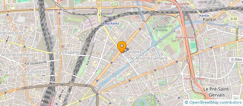 localisation de l'entreprise LE SUCRE PRODUCTION  PARIS