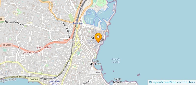 localisation de l'entreprise LE SUCRIER à ANTIBES