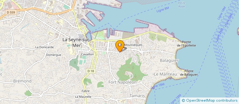localisation de l'entreprise LE SUD à LA SEYNE-SUR-MER