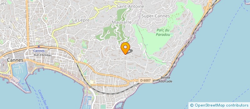 localisation de l'entreprise LE SUD à CANNES