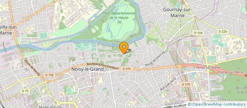 localisation de l'entreprise LE SUD à NOISY-LE-GRAND