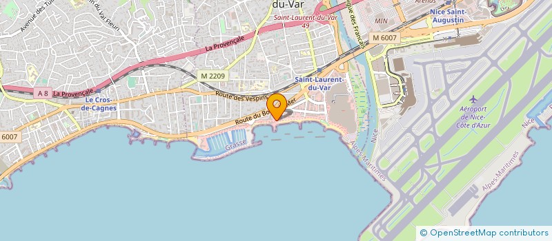 localisation de l'entreprise LE SUD à SAINT-LAURENT-DU-VAR