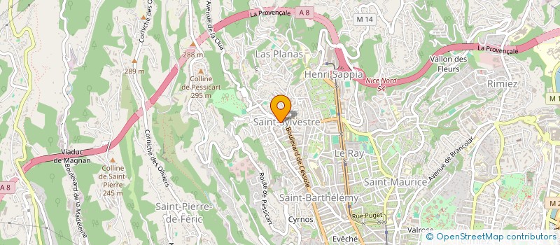localisation de l'entreprise LE SUD à NICE