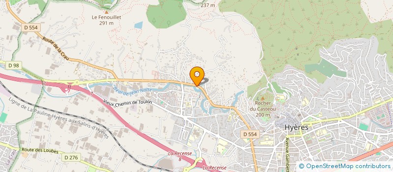 localisation de l'entreprise LE SUD  SOLLIES-TOUCAS