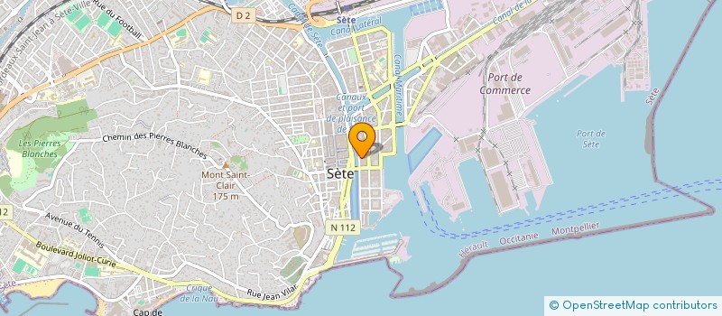 localisation de l'entreprise LE SUD CAFE à SETE
