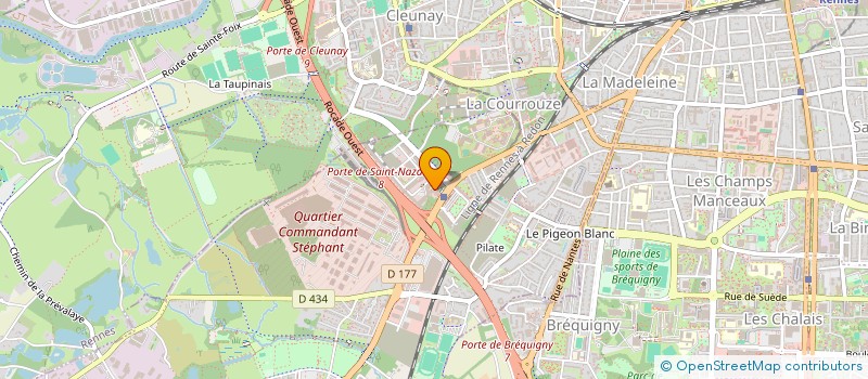 localisation de l'entreprise LE SUET  SAINT-JACQUES-DE-LA-LANDE