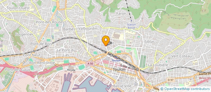 localisation de l'entreprise LE SUFFREN  TOULON