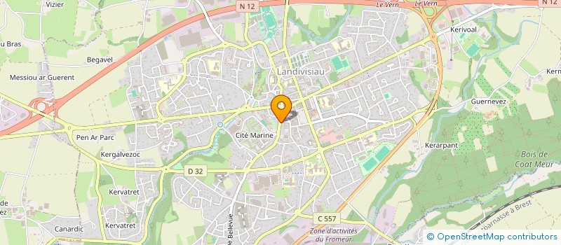 localisation de l'entreprise LE SULKY à LANDIVISIAU