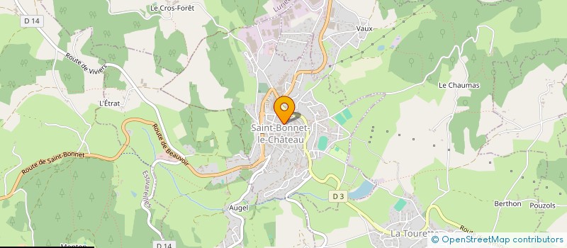 localisation de l'entreprise LE SULKY  SAINT-BONNET-LE-CHATEAU