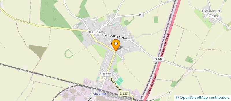 localisation de l'entreprise LE SULKY NOLI à CHAULNES