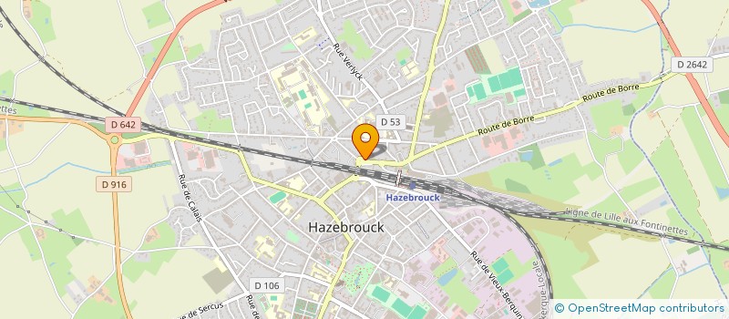 localisation de l'entreprise LE SULLY  HAZEBROUCK