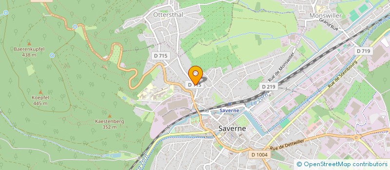 localisation de l'entreprise LE SULLY  SAVERNE