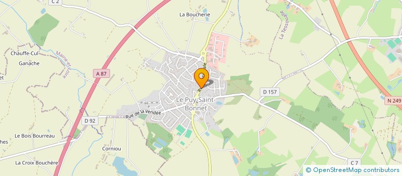 localisation de l'entreprise LE SULTAN à CHOLET