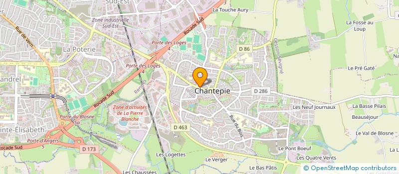localisation de l'entreprise LE SULTAN à CHANTEPIE
