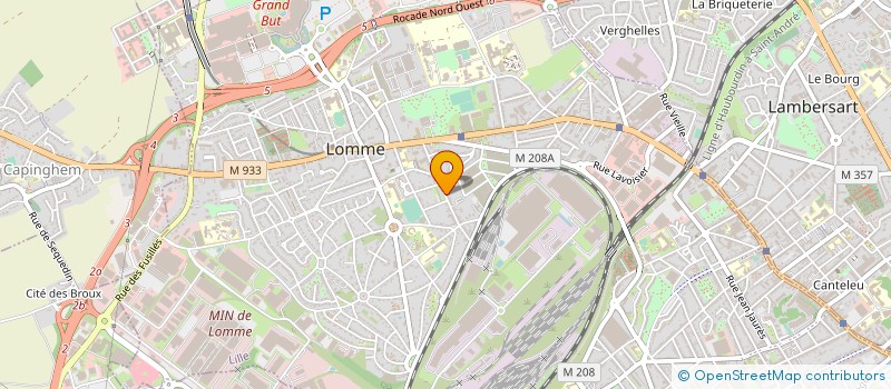 localisation de l'entreprise LE SUN WEB à LILLE