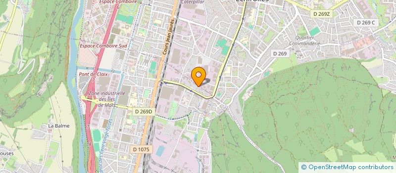 localisation de l'entreprise LE SUNRIZE  LE PONT-DE-CLAIX