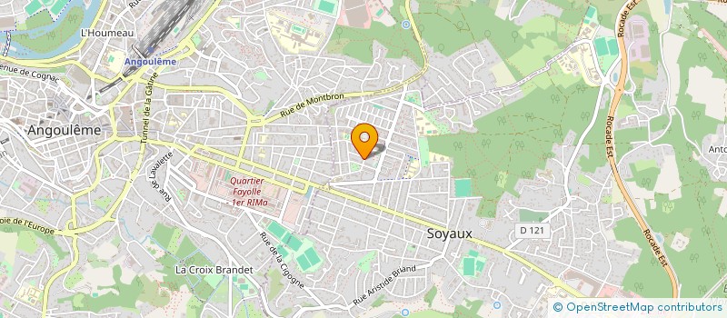 localisation de l'entreprise LE SUNUGAL AIDE A L AFRIQUE à SOYAUX