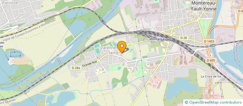 localisation de l'entreprise LE SUPERHUMAIN  VARENNES-SUR-SEINE