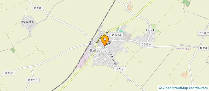 localisation de l'entreprise LE SUPREME à BAILLEAU-LE-PIN