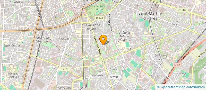 localisation de l'entreprise LE SURCOUF  GRENOBLE