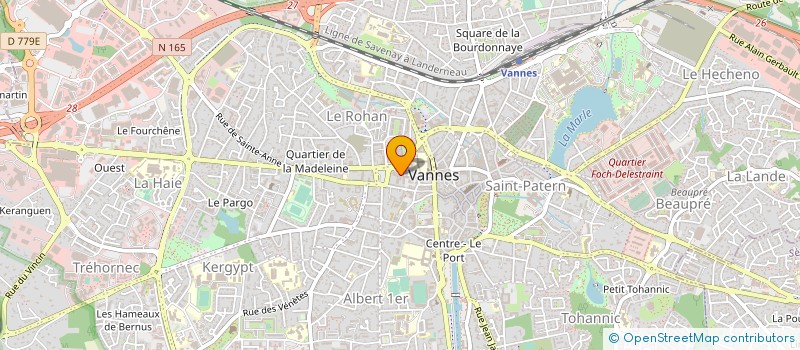 localisation de l'entreprise LE SURCOUF à VANNES
