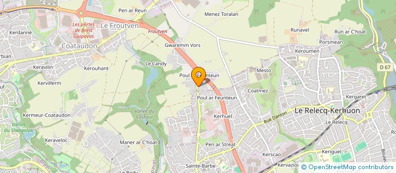 localisation de l'entreprise LE SURCOUF à BREST