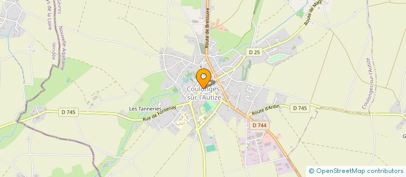 localisation de l'entreprise LE SUROIT BIS  COULONGES-SUR-L'AUTIZE