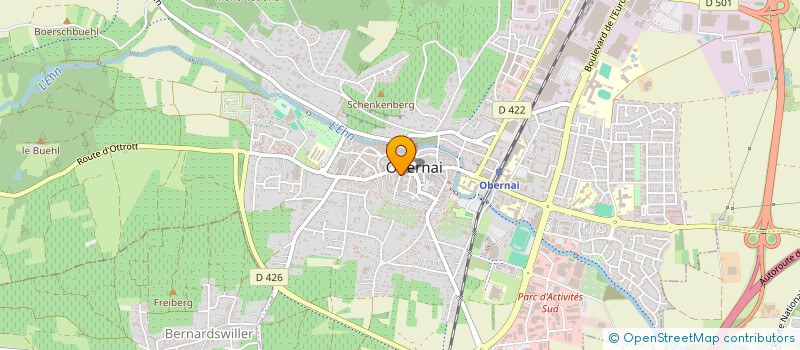 localisation de l'entreprise LE SUSHI D'O  OBERNAI