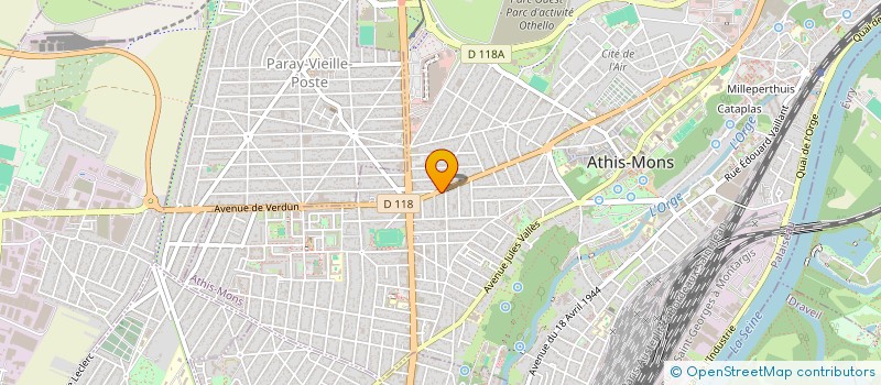 localisation de l'entreprise LE SUSHI THAI  ATHIS-MONS